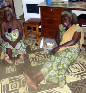 Paulyn, the matriarch who lives with Todo and Todo catchup, languishing comfortably on the floor.