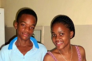 Brother and sister, Kaashu and Pauline Rwezaura
