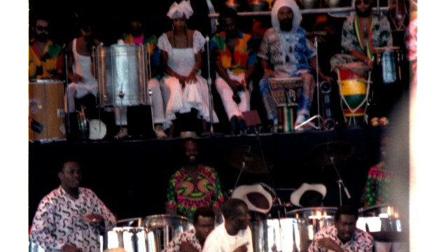 1986 Vancouver BC Royal Bank/Expo 86 World Festival World Drum Festival Kenya DuDuRose Photo Barry Burns